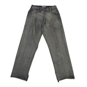 PJ Mark Jeans Men's 34x34 Concrete Wash Relaxed Fit Wide Leg Skater Punk Baggy